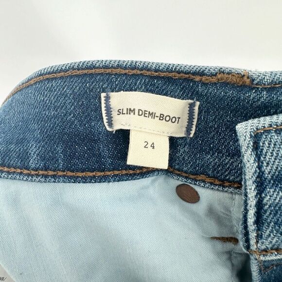 Madewell Slim Demi Boot Jeans High Rise Medium Wash in Northaven Wash Women's 24 - Picture 6 of 9